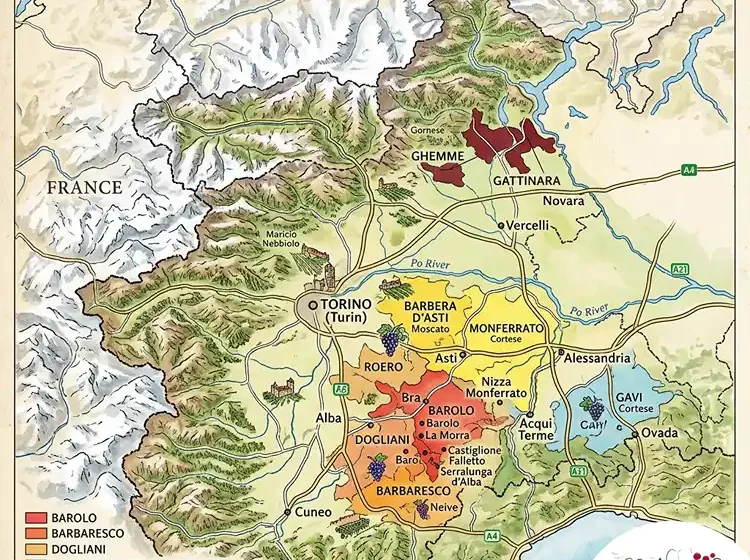  Piedmont Italy Wine Region | Map, Wines, Towns & Travel